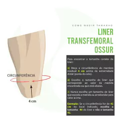 Liner Transfemural Standard Iceross Com Conexão I-7032 - Ossur