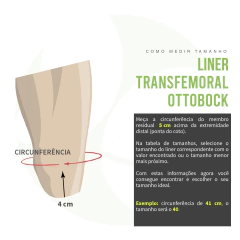 Liner  Transfemural Sem Conexão Proseal 6Y81 - Ottobock