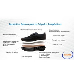 Sandália Terapêutica - Feminina Veneza Par 7004 - Sanatek