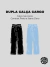 COMBO 2 CARGOS - Contrast Preta e Jeans claro