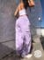 CALÇA CARGO LILÁS UNISSEX