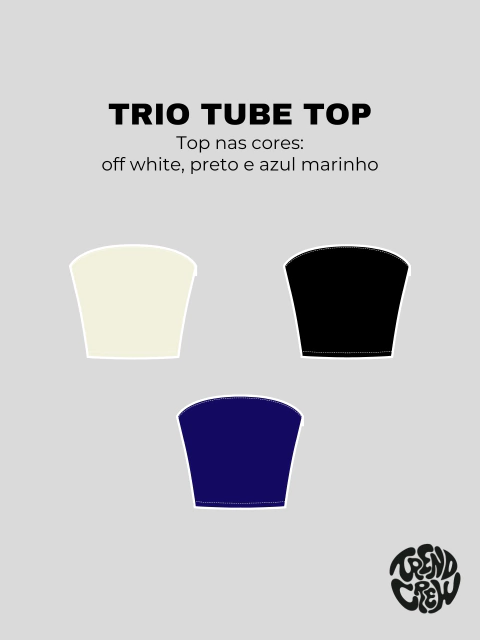 COMBO - TRIO TUBE TOP II - comprar online