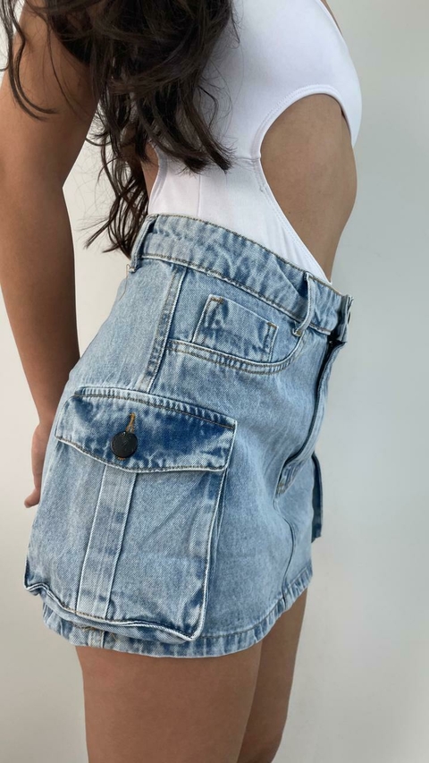 SAIA CARGO JEANS AZUL
