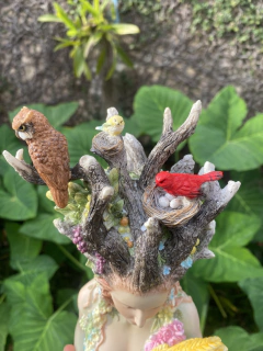 Estátua Deusa Gaia "Mãe-Terra" - Resina (25cm) - loja online