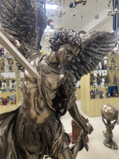 Escultura São Miguel Arcanjo 1 Metro - Veronese (112cm) - loja online