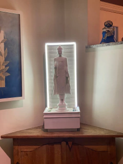 Fonte de Água Buda em pé - Marmorite (62cm) na internet