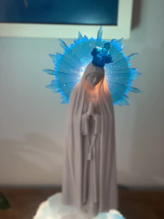 Luminária Nossa Senhora de Fátima - Mármore - comprar online