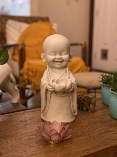 Monge/Buda Lótus - Marmorite (30cm) - Zenz Arts