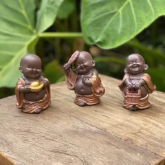 Escultura Budinhas Fofos Resina (11cm) - Zenz Arts