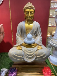 Imagem do Escultura Buda Sentado Meditando 1 metro -
