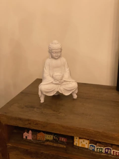 Imagem do Buda Levitando Meditando - Marmorite (27cm)