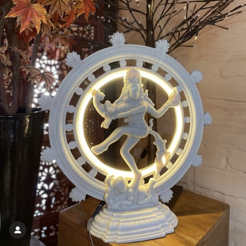 Luminária Shiva Nataraja - Marmorite (53cm) - comprar online