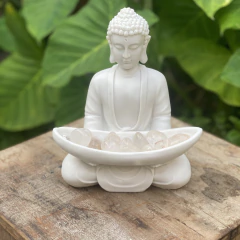 Luminária Buda Mármore Bacia (23cm) - comprar online