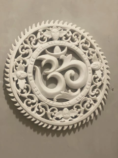 Mandala OM Marmorite p/ Parede - 39cm na internet