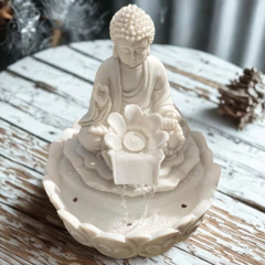Fonte Buda Zen - Marmorite (27,5cm) - Bi-Volt - comprar online