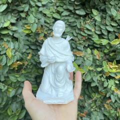 São Francisco escultura marmorite (16cm) - comprar online