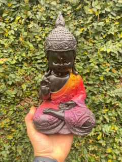 Imagem do Escultura Buda Proteção - Marmorite (27cm)