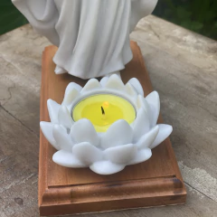 Imagem do Escultura Jesus Divino - Mármore/Madeira