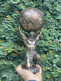 Deus Atlas Porta Jóias - Veronese (Altíssima Qualidade) - Zenz Arts