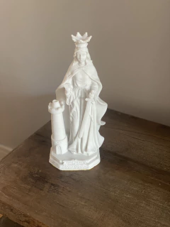 Escultura Santa Bárbara - Marmorite (20cm) - comprar online