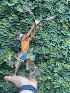 Imagem do Escultura Índio com Águia - Veronese 32cm
