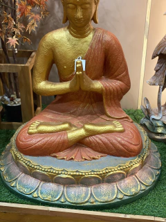 Escultura Buda Thai Fibra/Cimento (100cm) na internet