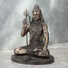 Escultura Shiva Meditação Veronese - Zenz Arts