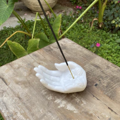 Incensário Mão Buda - Marmorite