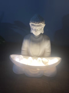 Luminária Buda Mármore Bacia (23cm) - loja online