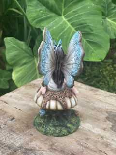 Fada Borboletas - Resina (16cm)