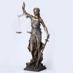 Escultura Dama Justiça - Veronese (30cm)