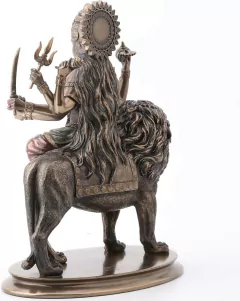 Imagem do Escultura Durga Leão Meditação - Veronese (26cm)