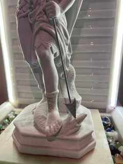 Fonte Arcanjo Miguel - Marmorite (62cm) na internet