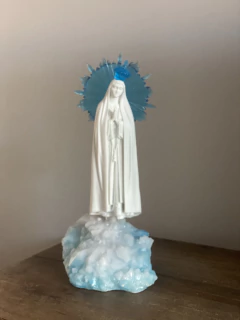 Luminária Nossa Senhora de Fátima - Mármore