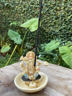 Incensário Ganesha - Resina - Zenz Arts