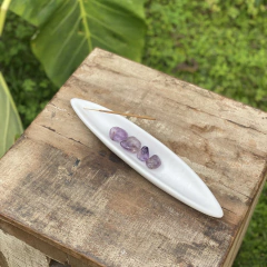 Incensário Canoa - Marmorite