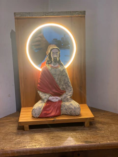 Jesus + Oratório - (38cm) - (modelo 2) na internet