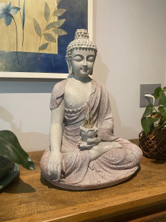 Luminária Buda Tibetano Marmorite 50cm - Colors - comprar online