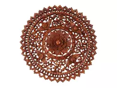 Mandala Madeira Parede - 100cm Bali - comprar online