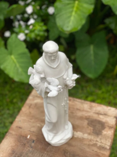 Imagem do Escultura São Francisco de Assis Marmorite 41cm