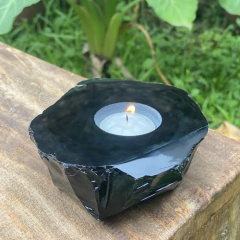 Porta Vela - Obsidiana (Extra 1,0kg a 1,2kg) - Zenz Arts