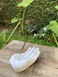 Incensário Mão Buda - Marmorite - Zenz Arts