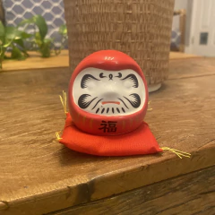 Daruma Cerâmica - Médio (7cm) - Zenz Arts
