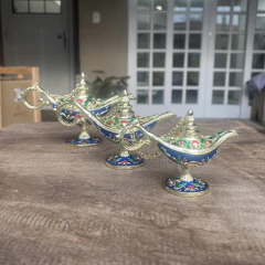 Lâmpadas Mágicas Trio - Metal (Aladim) na internet