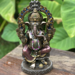 Escultura Ganesha Sentado Veronese 26cm - comprar online