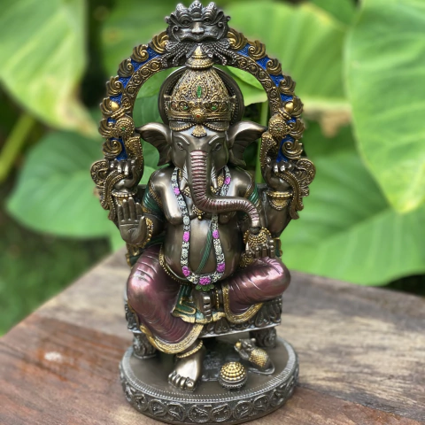 Escultura Ganesha Sentado Veronese 26cm - comprar online