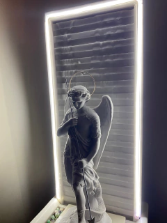Fonte Arcanjo Miguel - Marmorite (62cm)