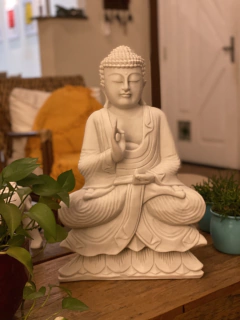 Estatua Buda Vitarka Mudra (G) - Marmorite (53cm) na internet