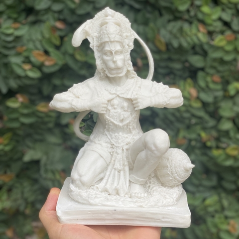 ESCULTURA HANUMAN EM MARMORITE