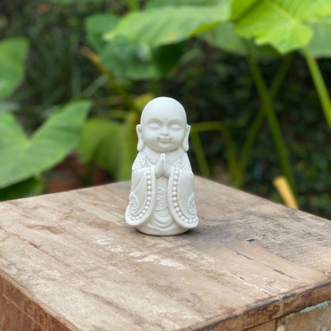 Buda Oração - Marmorite (18cm)